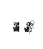 Pendientes X plata 2