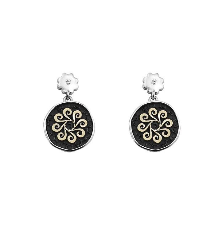 Pendientes X oro y diamantes