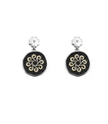 Pendientes X oro y diamantes
