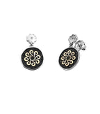 Pendientes X oro y diamantes