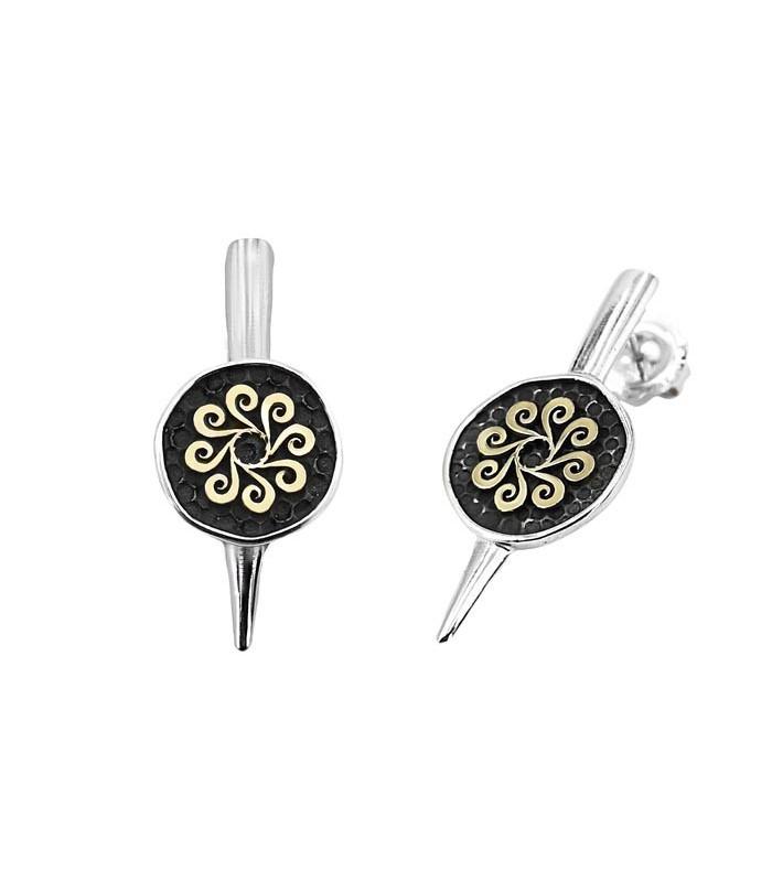 Pendientes X oro 2