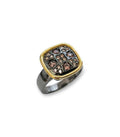 Anillo Choco Cool. Rectangular