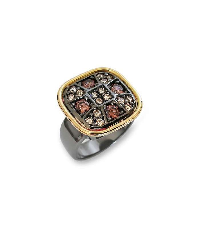 Anillo Choco Cool. Rectangular 2