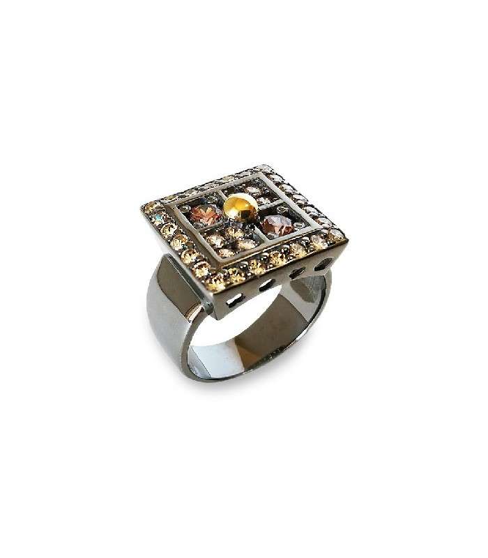 Anillo Choco Cool. Rectangular 4