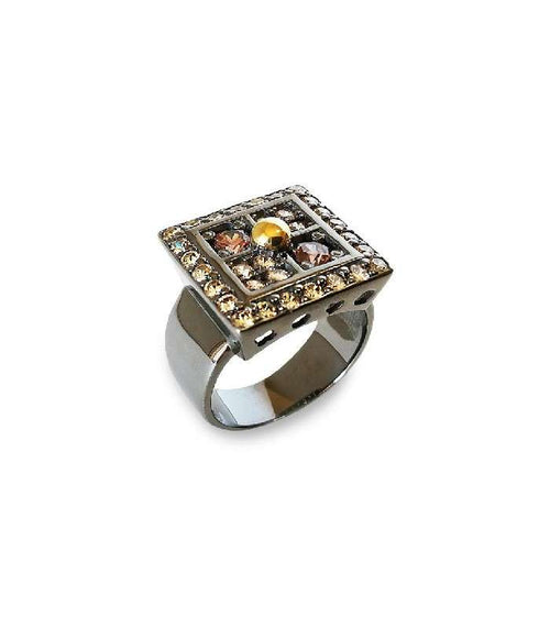 Anillo Choco Cool. Rectangular 4