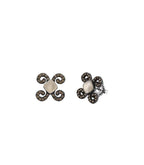 Pendientes Bohemme Color. Circonitas marrones.