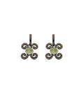 Pendientes Bohemme Color. Circonitas marrones 2