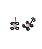 Pendientes Bohemme Color. Circonitas negras 2