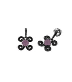 Pendientes Bohemme Color. Circonitas negras 2