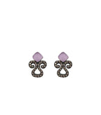 Pendientes Bohemme Color. Circonitas marrones 3
