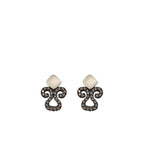 Pendientes Bohemme Color. Circonitas marrones 3