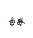 Pendientes Bohemme Color. Circonitas marrones 3