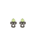 Pendientes Bohemme Color. Circonitas marrones 3