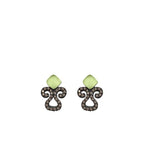 Pendientes Bohemme Color. Circonitas marrones 3