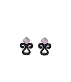 Pendientes Bohemme Color. Circonitas negras 3