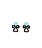 Pendientes Bohemme Color. Circonitas negras 3
