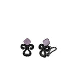 Pendientes Bohemme Color. Circonitas negras 3