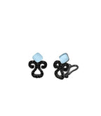 Pendientes Bohemme Color. Circonitas negras 3