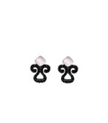 Pendientes Bohemme Color. Circonitas negras 3