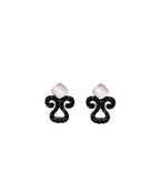 Pendientes Bohemme Color. Circonitas negras 3
