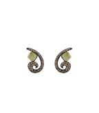 Pendientes Bohemme Color. Circonitas marrones 4