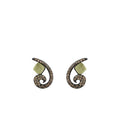 Pendientes Bohemme Color. Circonitas marrones 4