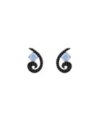 Pendientes Bohemme Color. Circonitas negras 4