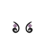Pendientes Bohemme Color. Circonitas negras 4