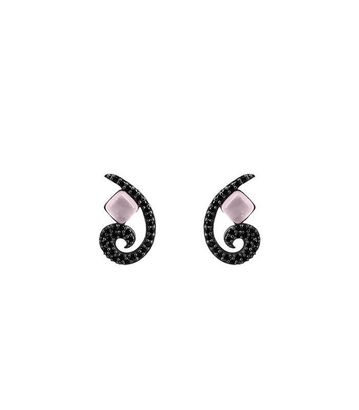 Pendientes Bohemme Color. Circonitas negras 4