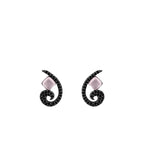 Pendientes Bohemme Color. Circonitas negras 4