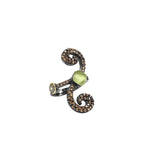 Anillo Bohemme Color . Circonitas marrones
