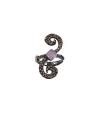 Anillo Bohemme Color . Circonitas marrones