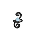 Anillo Bohemme Color . Circonitas negras