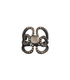 Anillo Bohemme Color. Circonitas marrones Mariposa