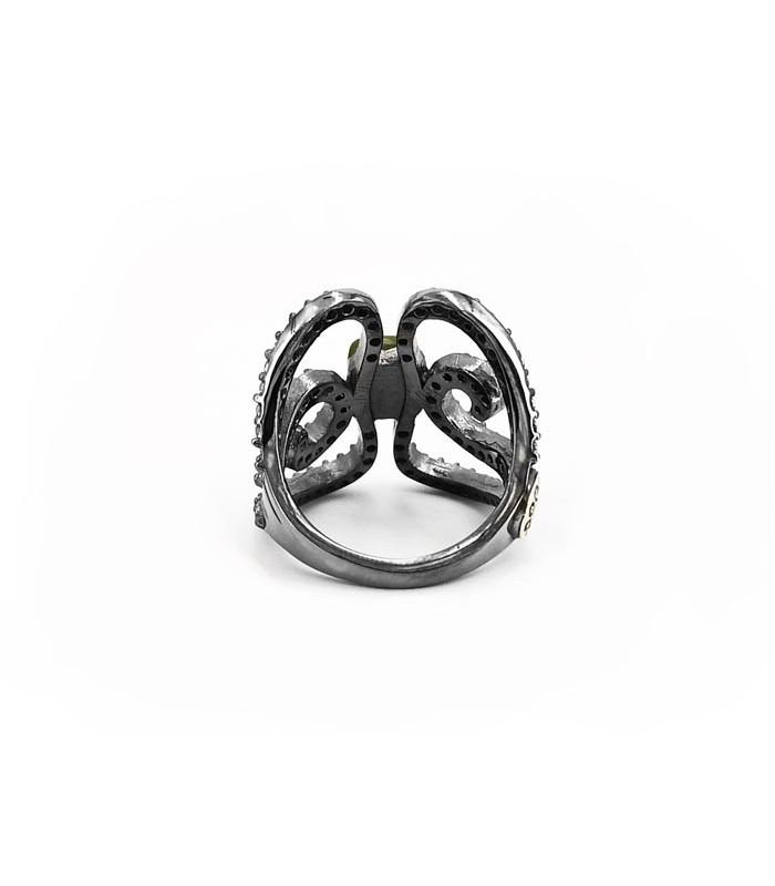 Anillo Bohemme Color. Circonitas marrones Mariposa