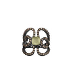 Anillo Bohemme Color. Circonitas marrones Mariposa