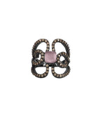 Anillo Bohemme Color. Circonitas marrones Mariposa