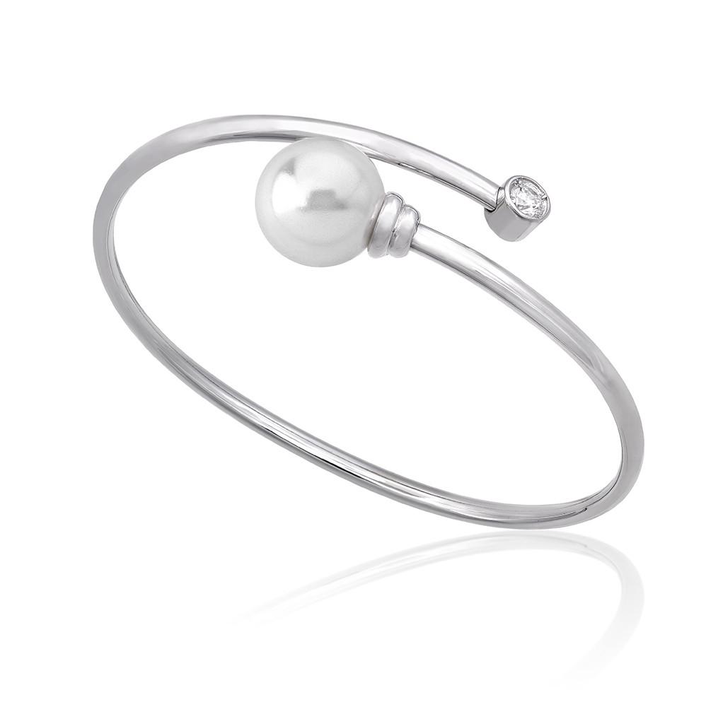 Brazalete Perlas Plata Alina
