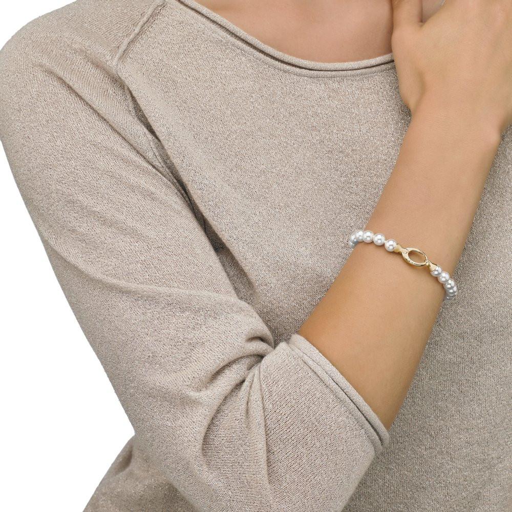 Pulsera Perlas blancas Lyra 7 mm