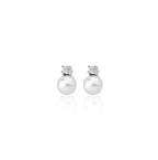 Pendientes Cíes Blanco + Circonita