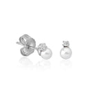 Pendientes Cíes Blanco + Circonita