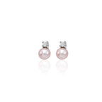 Pendientes Cíes Rosa + Circonita
