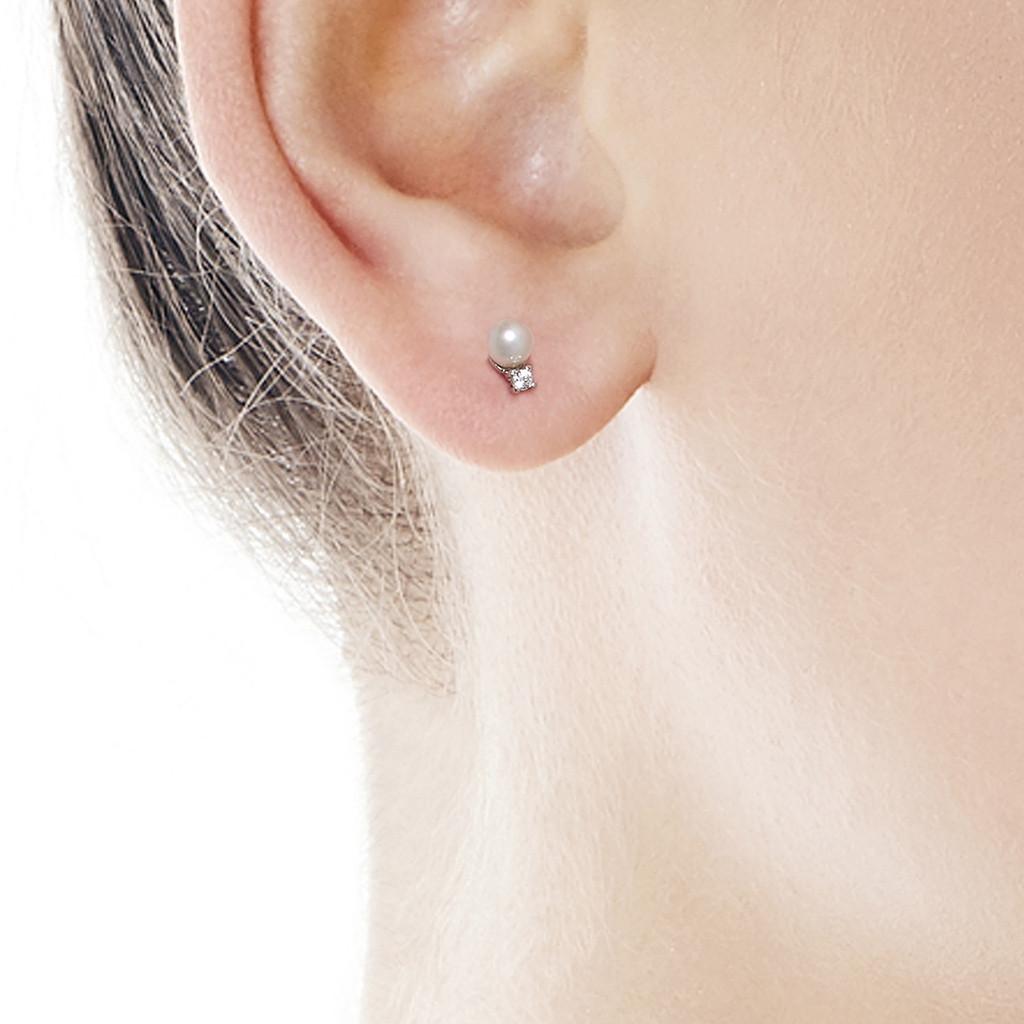 Pendientes Cíes Rosa + Circonita