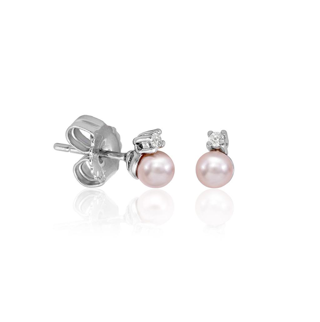 Pendientes Cíes Rosa + Circonita