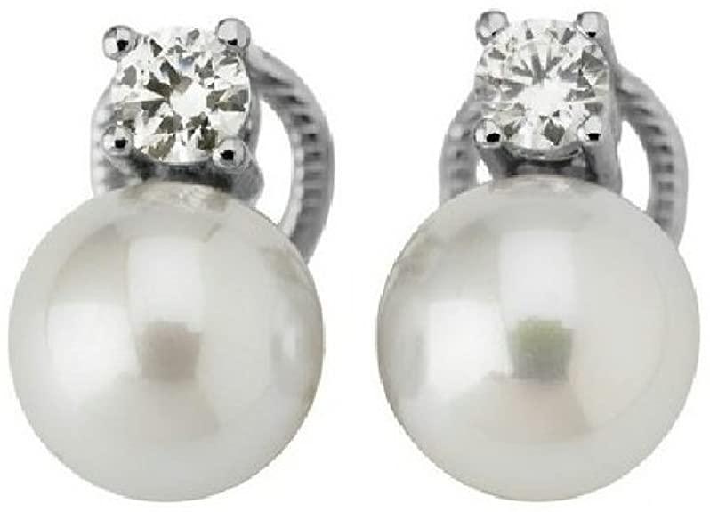 Pendientes Selene Blanco 8MM