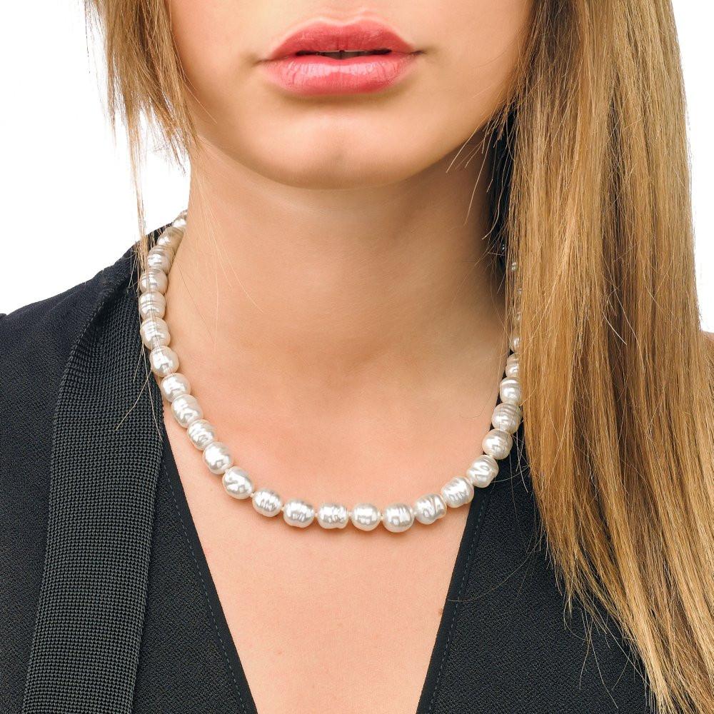 Collar Plata y Perla Majorica Ágora