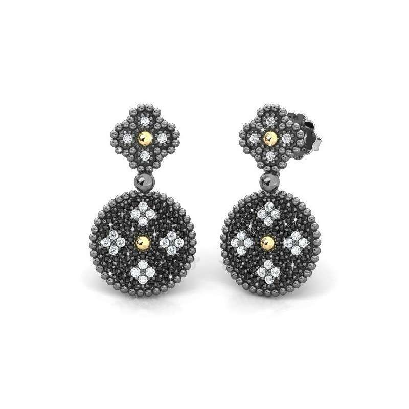 Pendientes Princess Tale. Negro