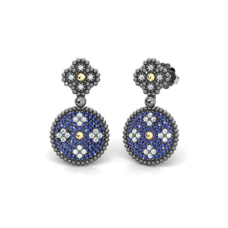 Pendientes Princess Tale. Azul