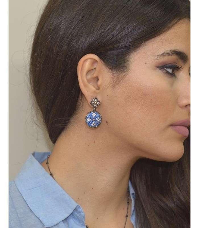 Pendientes Princess Tale. Azul
