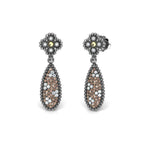 Pendientes Princess Tale. Marrón